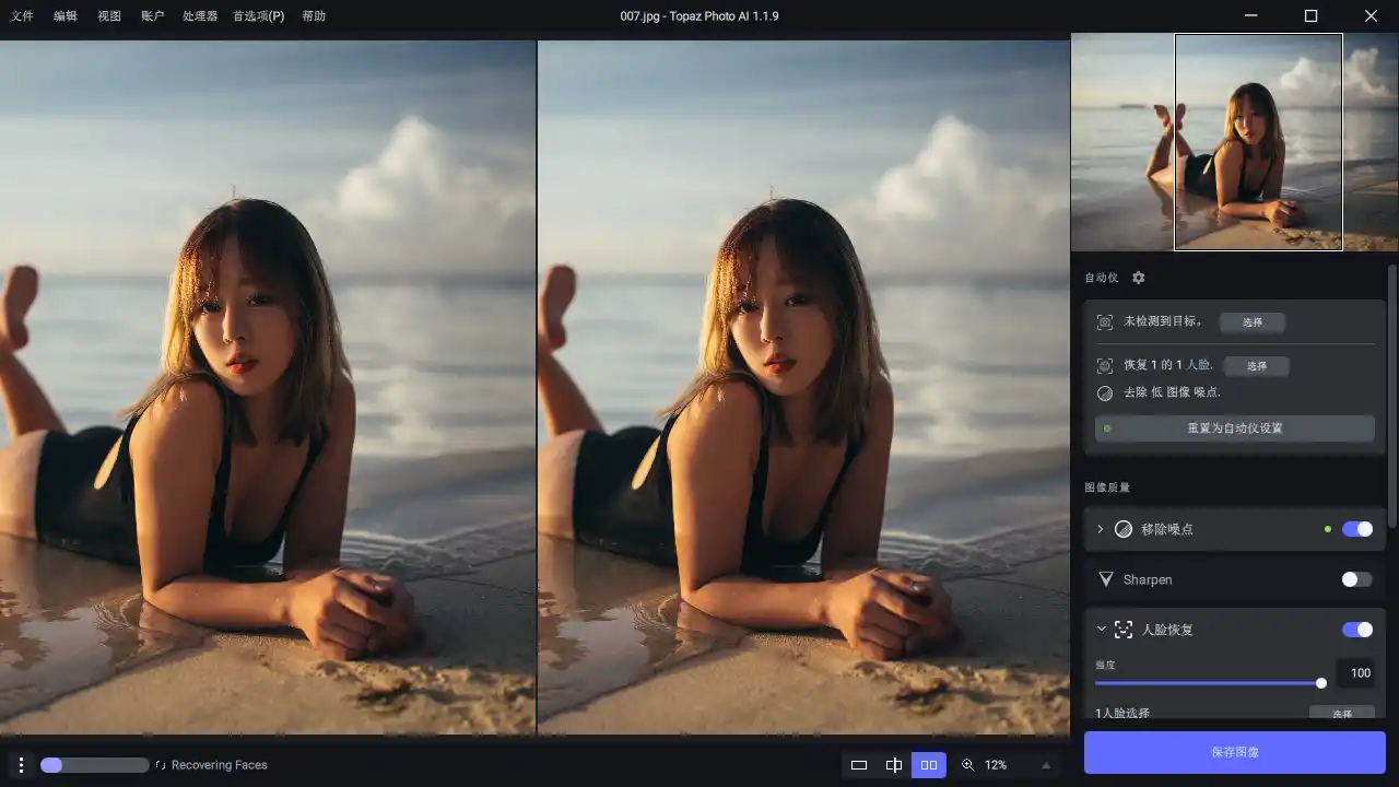 Ai图片降噪Topaz Photo Pro v1.7.0高级版
