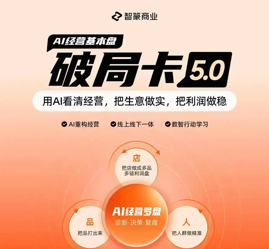 淘宝天猫2026破局卡5.0:AI重构经营+线上线下一体化,用数据看清生意并搭建稳定利润基本盘 淘宝天猫2026破局卡5.0:AI重构经营+线上线下一体化,用数据看清生意并搭建稳定利润基本盘