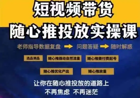 2024好物分享随心推投放实操课,随心推撬动自然流量/微付费起号/优化产出 2024好物分享随心推投放实操课,随心推撬动自然流量/微付费起号/优化产出
