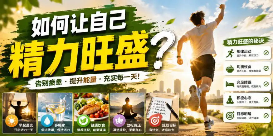 付费文章：如何让自己精力旺盛？
