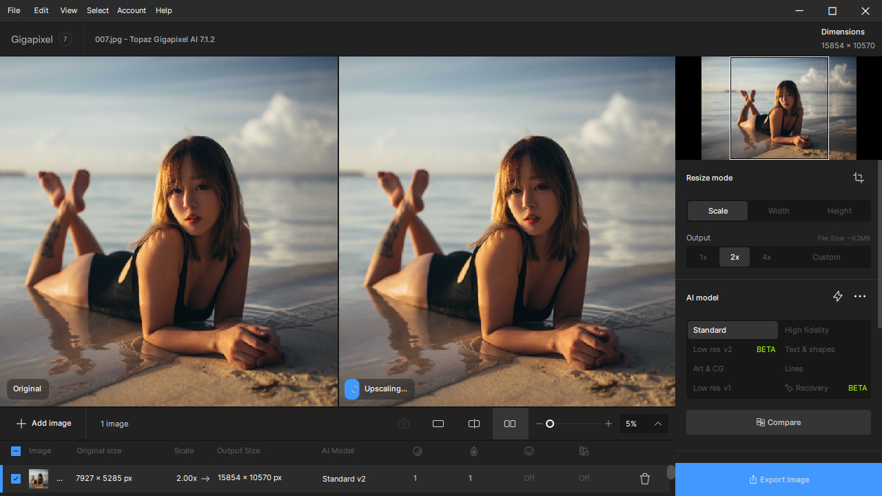 Ai图像放大Topaz Gigapixel v1.1.3高级版