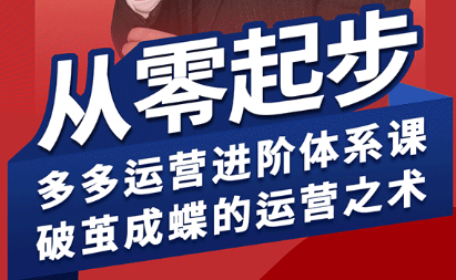 海神·拼多多运营进阶系统课(更新2026) 海神·拼多多运营进阶系统课(更新2026)