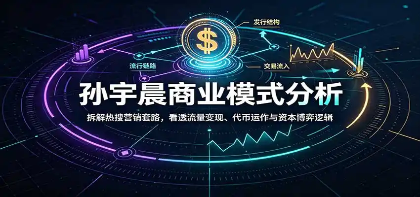 孙宇晨商业模式分析:拆解热搜营销套路,看透流量变现、代币运作与资本博弈逻辑 孙宇晨商业模式分析:拆解热搜营销套路,看透流量变现、代币运作与资本博弈逻辑