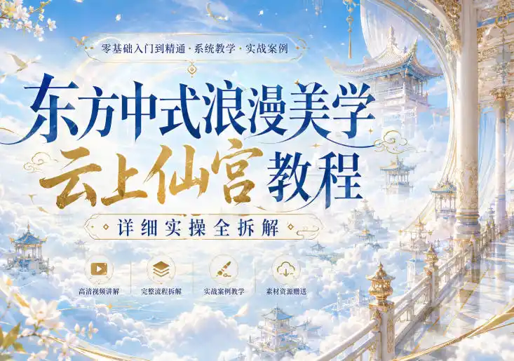 东方中式浪漫美学云上仙宫教程,详细实操全拆解 东方中式浪漫美学云上仙宫教程,详细实操全拆解