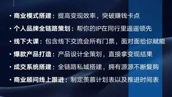 个人IP全域商业变现实战课 (无水印 个人IP全域商业变现实战课 (无水印
