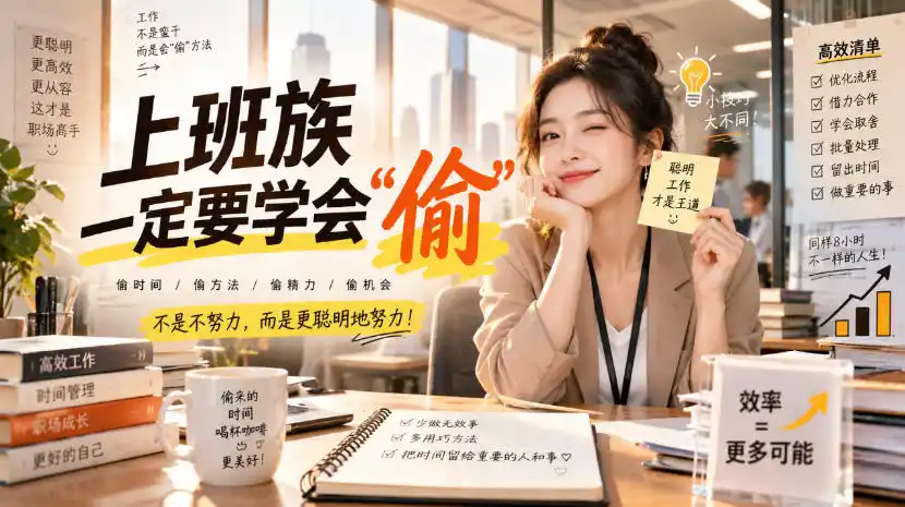 某社群精选付费文:上班族一定要学会“偷“ 某社群精选付费文:上班族一定要学会“偷“