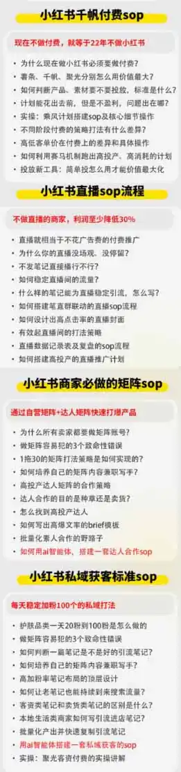 小红书高利润AI经营课2026年7.18-20:起号+爆文+付费+达人+私域,利用AI与SOP实现团队人效翻倍增长 小红书高利润AI经营课2026年7.18-20:起号+爆文+付费+达人+私域,利用AI与SOP实现团队人效翻倍增长