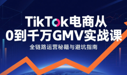 三千老师·TikTok电商从0到千万GMV实战课 三千老师·TikTok电商从0到千万GMV实战课