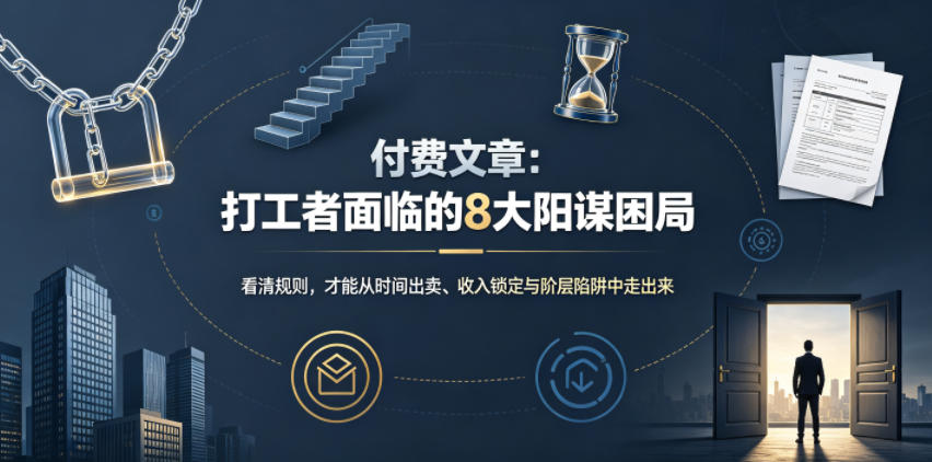 付费文章:打工者面临的8大阳谋困局 付费文章:打工者面临的8大阳谋困局