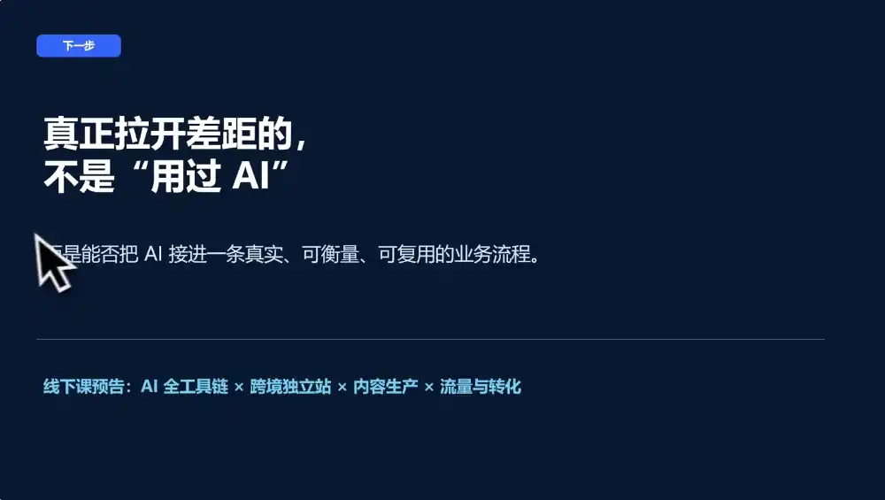 AI跨境独立站运营与投流体系