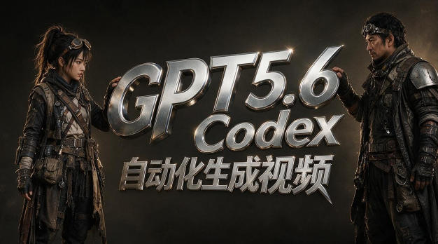 GPT5.6+Codex自动化视频生成:提示词设计×角色设定×封面海报×工作流思路,高效产出AI视频 GPT5.6+Codex自动化视频生成:提示词设计×角色设定×封面海报×工作流思路,高效产出AI视频